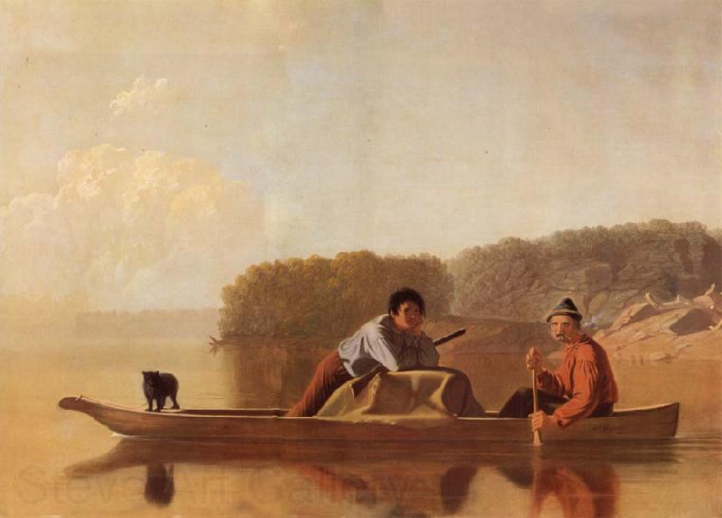 George Caleb Bingham Die Heimkehr der Trapper Norge oil painting art